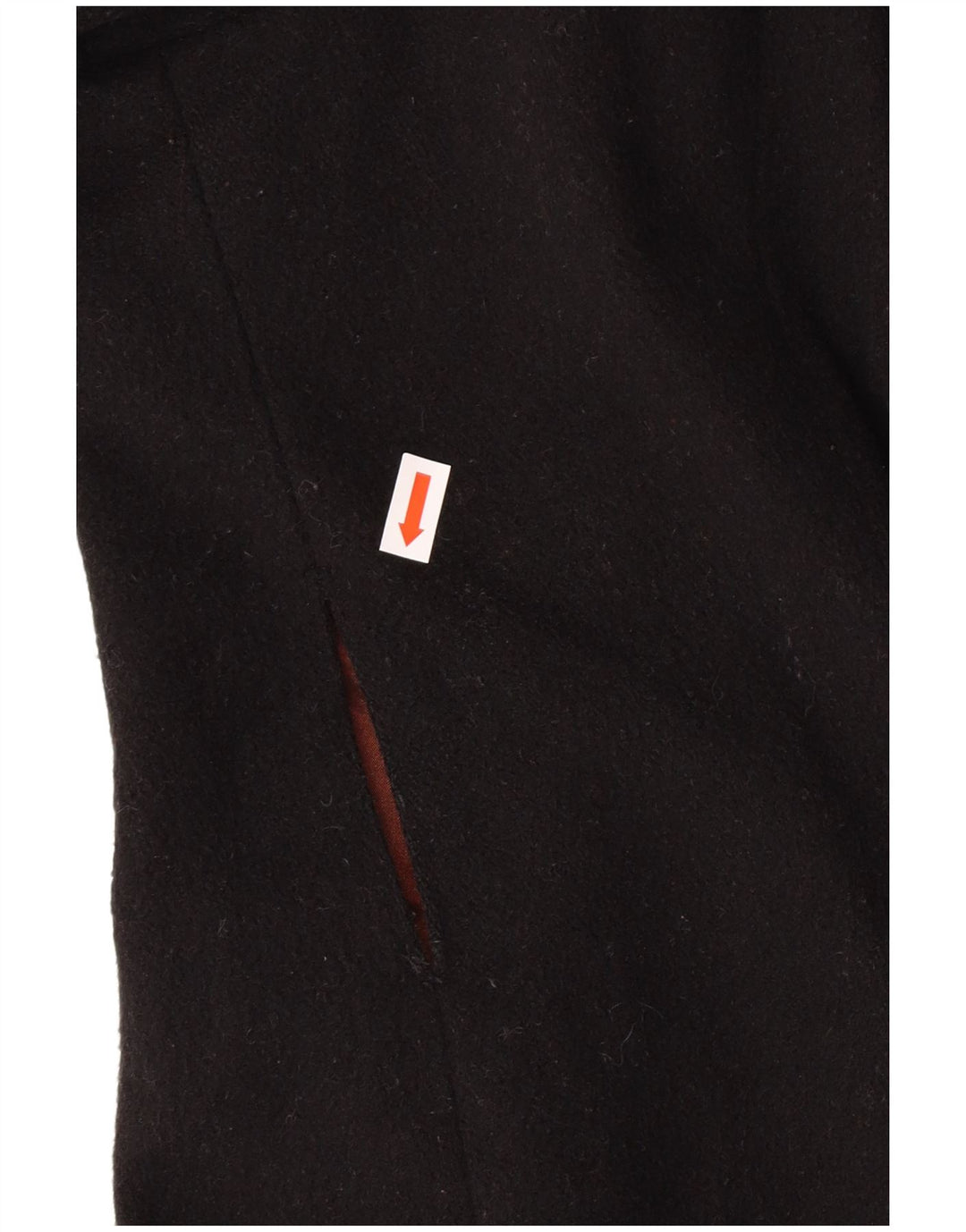 LAURA ASHLEY Womens Overcoat UK 12 Medium  Black Wool