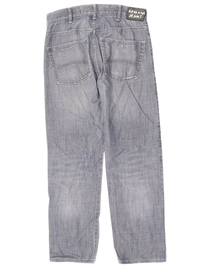 Armani Mens Straight Jeans W31 L28 Blue