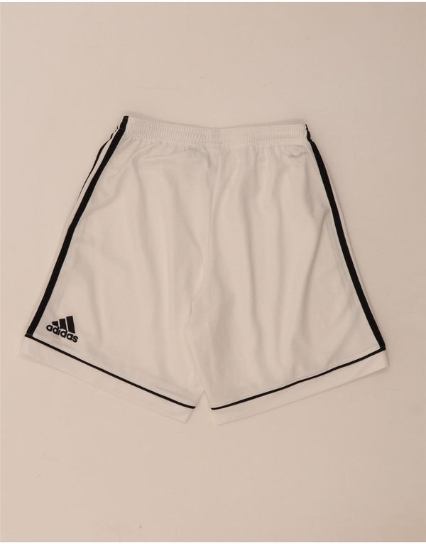 Adidas Mens Climalite Sport Shorts Small White Polyester