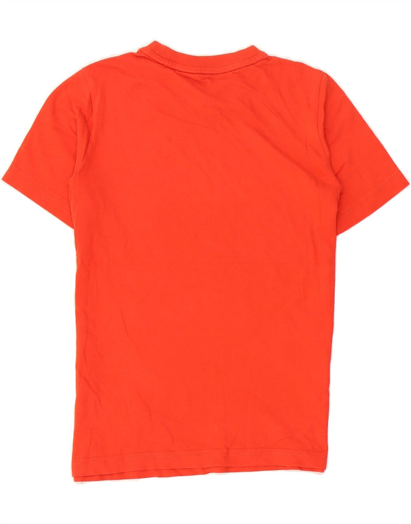 ADIDAS Boys Graphic T-Shirt Top 10-11 Years Red Vintage Adidas and Second-Hand Adidas from Messina Hembry 
