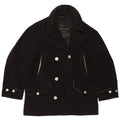 Murphy & Nye Womens Oversized Pea Coat UK 14 Medium Black Wool