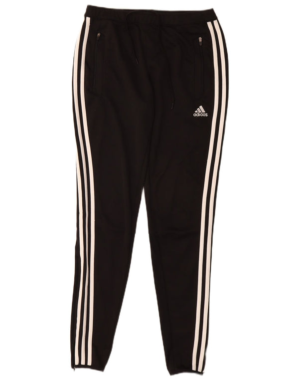 Adidas Womens Climacool Tracksuit Trousers UK 8/10 Small Black Polyester