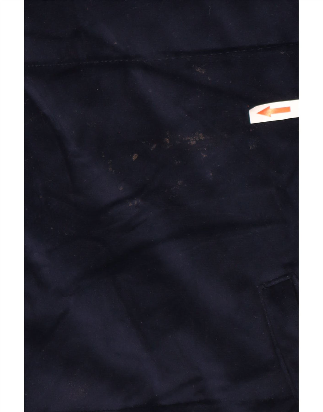 Marks & Spencer Womens Oversized Velour Padded Jacket UK 10 Small Navy Blue