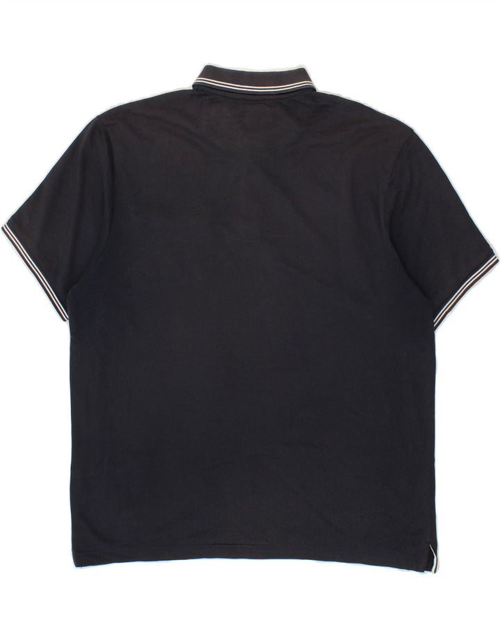 CHAMPION Mens Polo Shirt XL Navy Blue Cotton Vintage Champion and Second-Hand Champion from Messina Hembry 