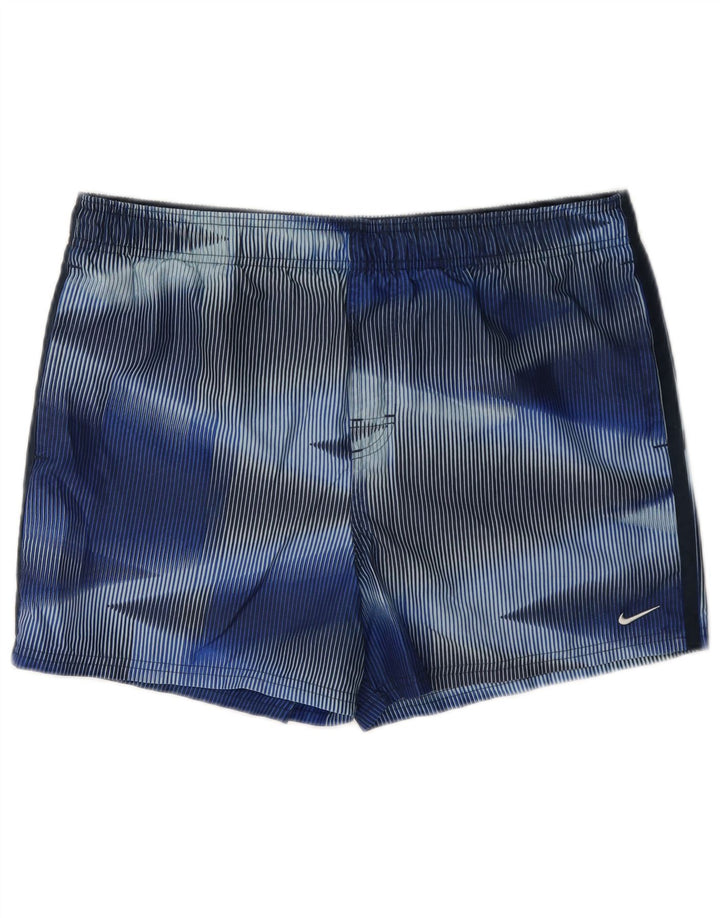 Nike Mens Sport Shorts Medium Blue Pinstripe