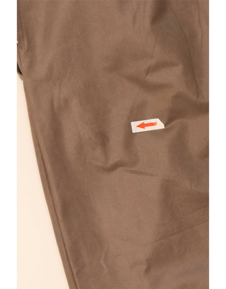 Vintage Womens Midi Skirt Small W26 Brown