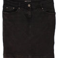 PATRIZIA PEPE Womens Denim Skirt IT 42 Medium W30  Black Cotton Vintage Patrizia Pepe and Second-Hand Patrizia Pepe from Messina Hembry 