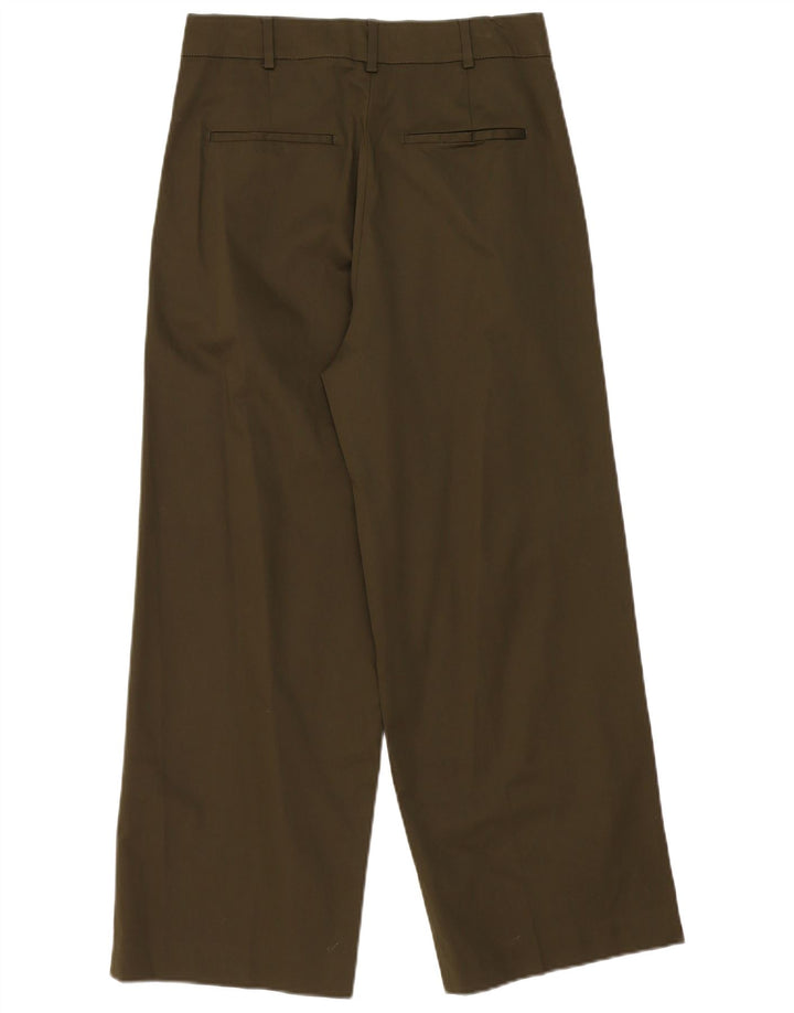MASSIMO DUTTI Womens Pegged Chino Trousers EU 40 Medium W30 L28 Khaki