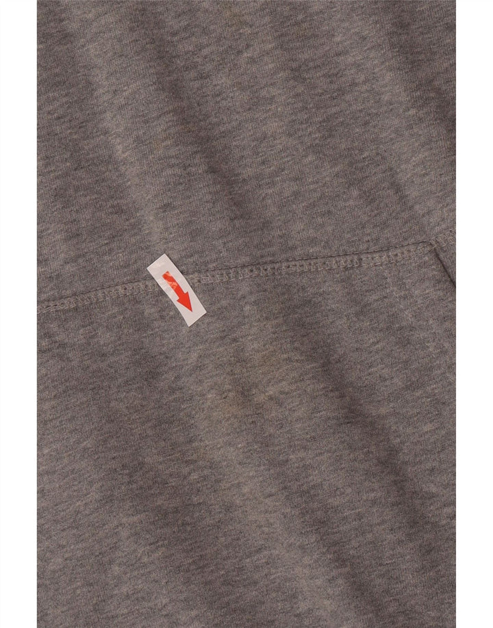 Ellesse Mens Graphic Hoodie Jumper Medium Grey Cotton