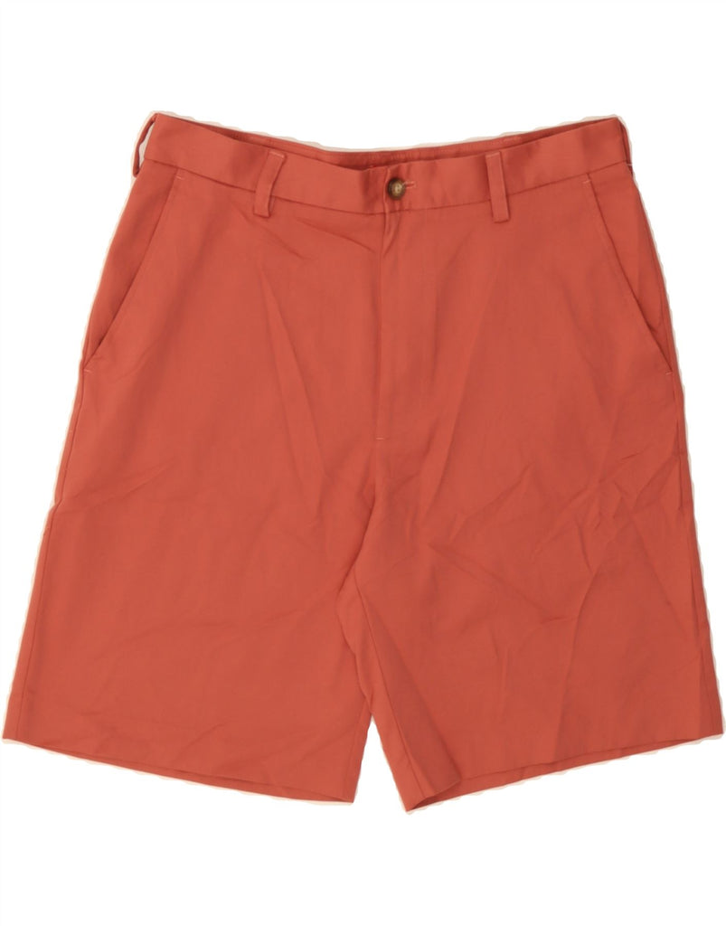 IZOD Mens Chino Shorts W34 Large Red Polyester Vintage Izod and Second-Hand Izod from Messina Hembry 