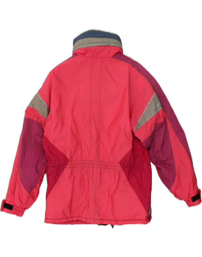 COLMAR Womens Ski Jacket IT 42 Medium Pink Colourblock | Vintage Colmar | Thrift | Second-Hand Colmar | Used Clothing | Messina Hembry 