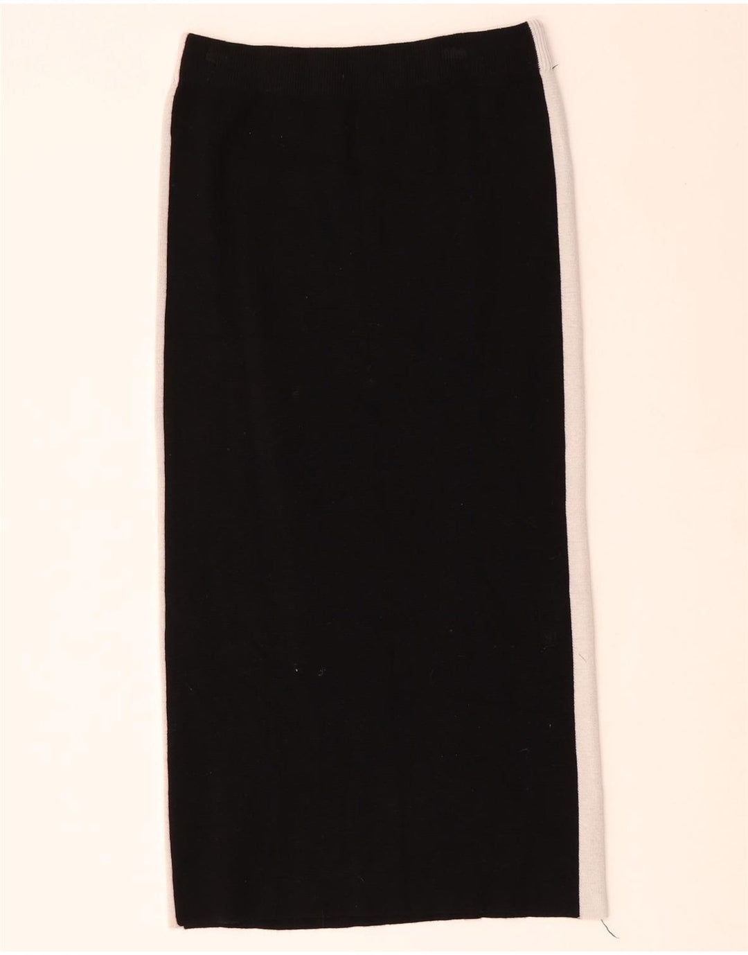 ZARA Womens High Waist Midi Skirt Small W26  Black
