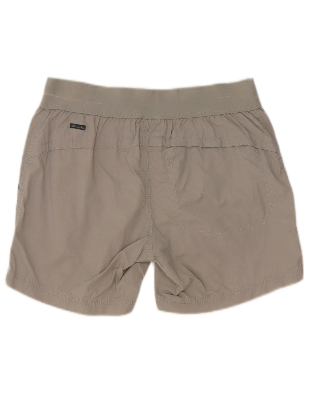 Columbia Womens Regular Fit Chino Shorts Small W28 Grey Cotton