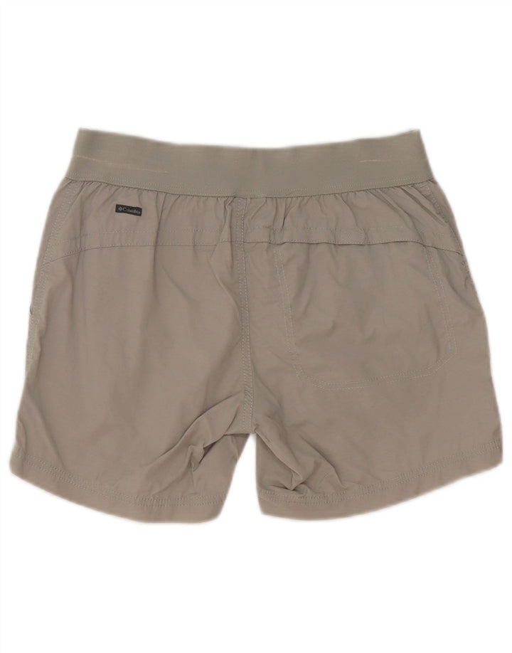 Columbia Womens Regular Fit Chino Shorts Small W28 Grey Cotton