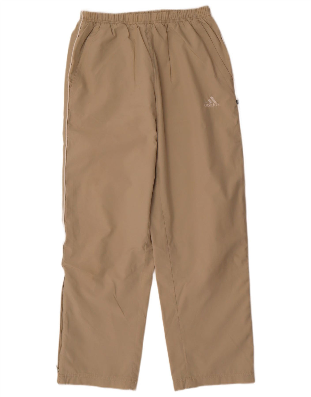 Adidas Boys Tracksuit Trousers 13-14 Years Beige Polyester