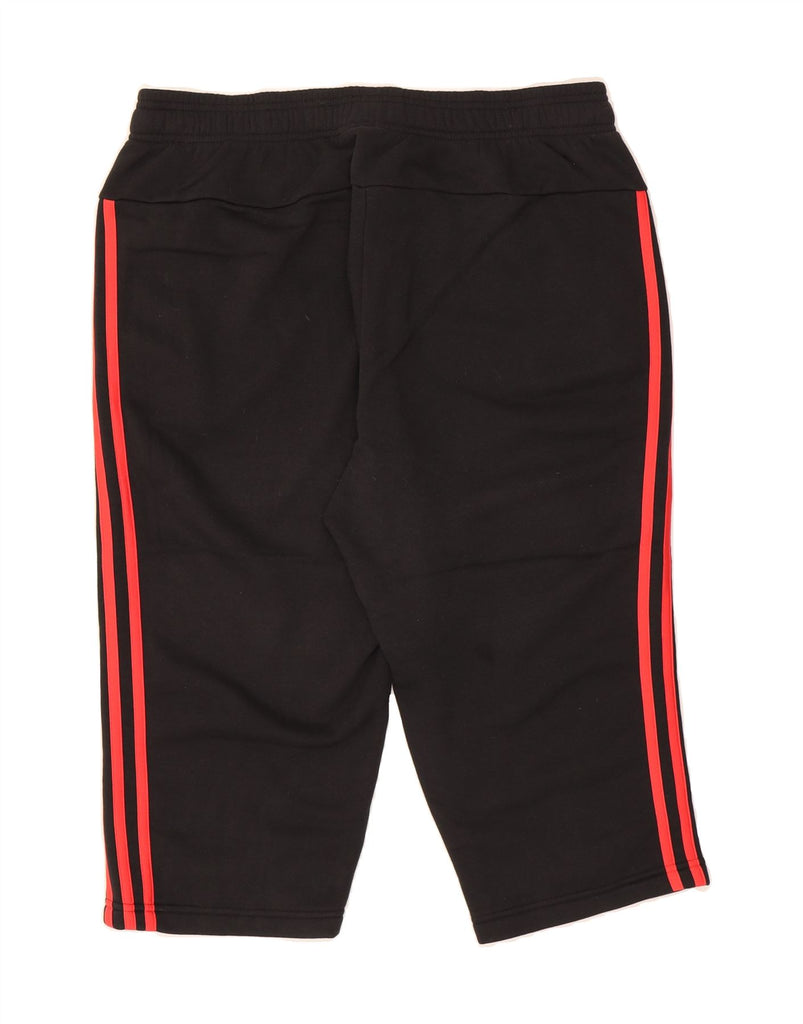 ADIDAS Womens Bermuda Sport Shorts UK 20/22 XL  Black Cotton Vintage Adidas and Second-Hand Adidas from Messina Hembry 