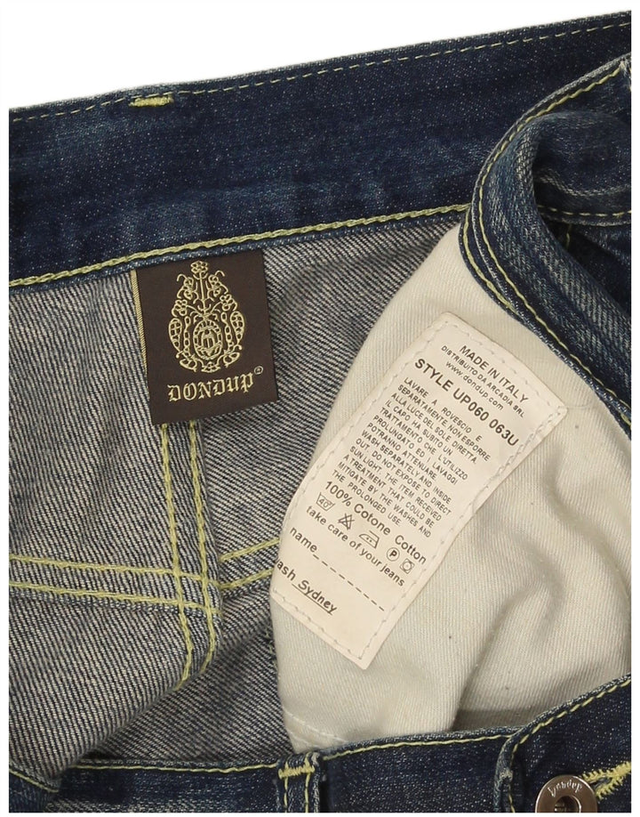 Dondup Mens Denim Shorts W36 Large Blue Cotton