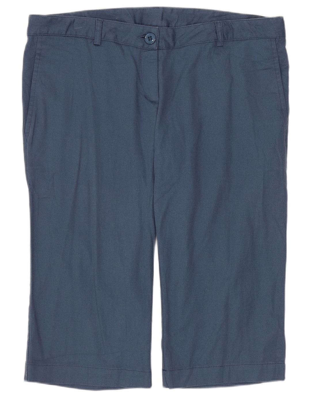 Fila Womens Capri Trousers UK 16 Large W36 L17 Navy Blue Polyamide