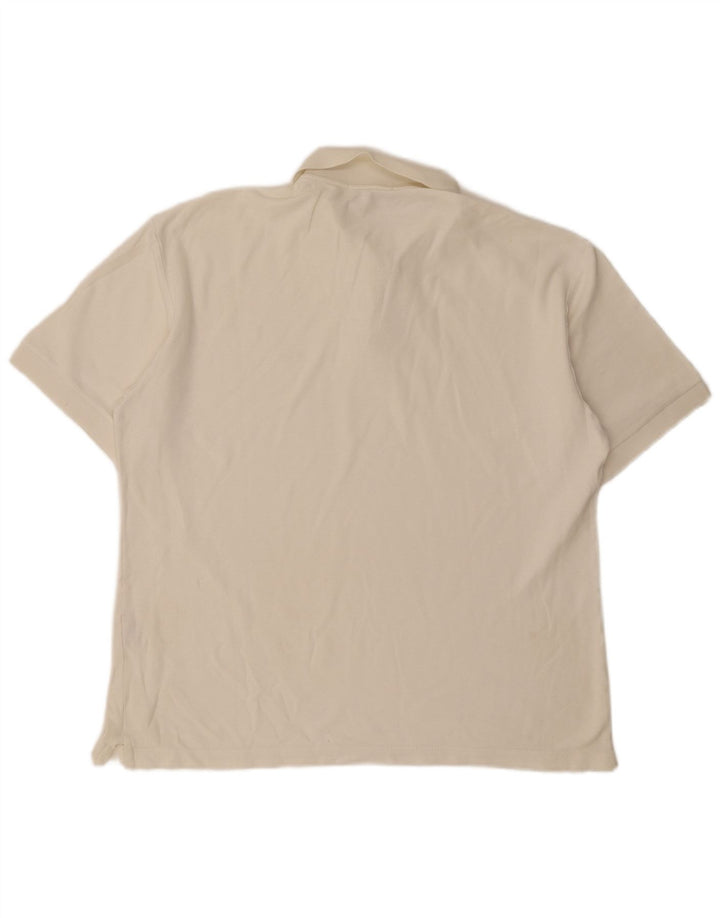 Fila Mens Polo Shirt Large White