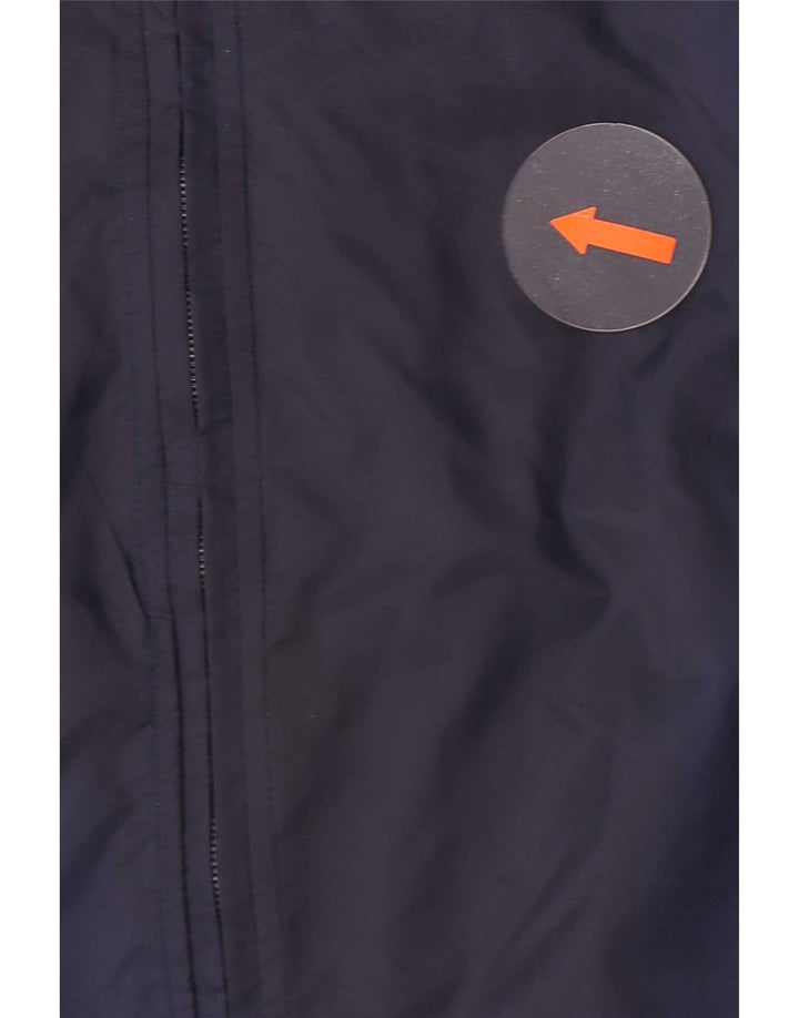 Nike Mens Rain Jacket UK 39/41 Medium Navy Blue Nylon