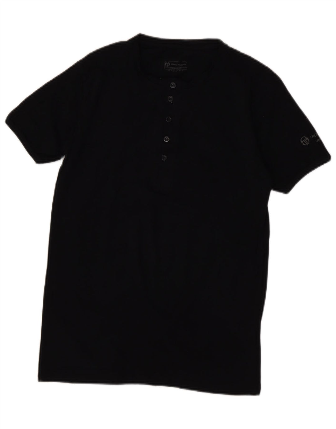 SERGIO TACCHINI Mens T-Shirt Top Small Black Cotton