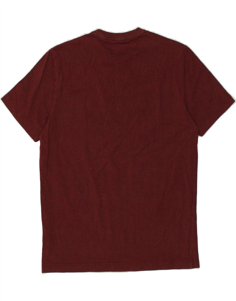 EMPORIO ARMANI Mens Graphic T-Shirt Top Medium Maroon | Vintage Emporio Armani | Thrift | Second-Hand Emporio Armani | Used Clothing | Messina Hembry 