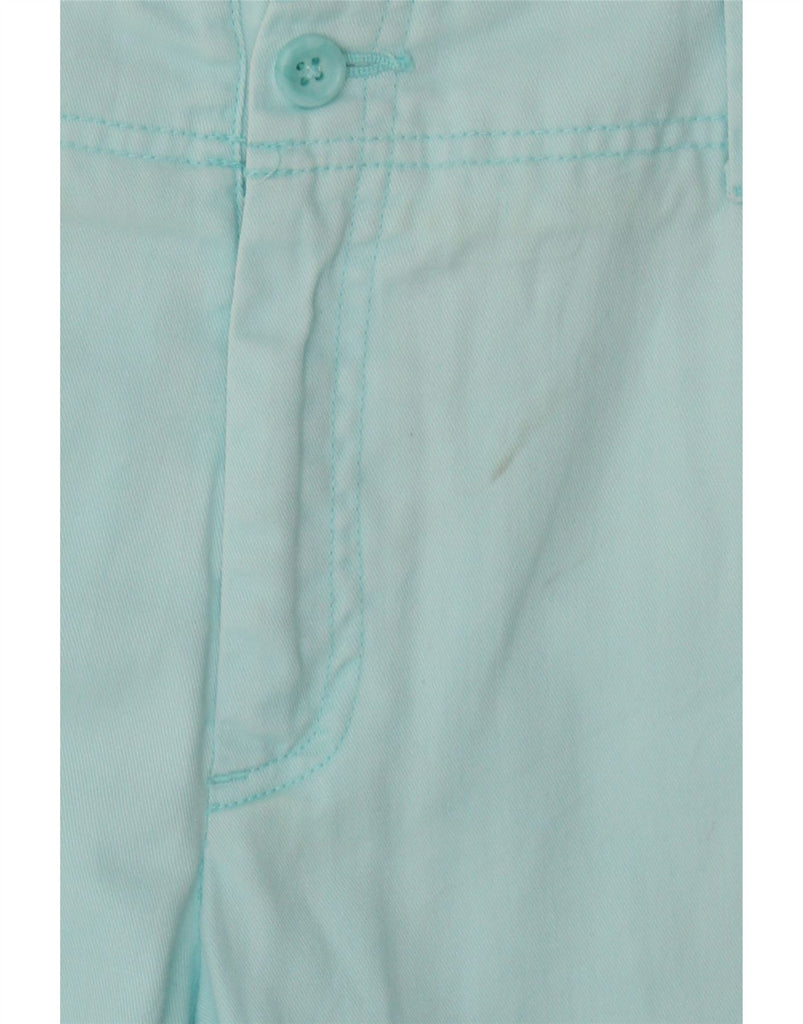 DOCKERS Womens Straight Capri Trousers US 14 XL W36 L20 Blue Ramie Classic Vintage Dockers and Second-Hand Dockers from Messina Hembry 