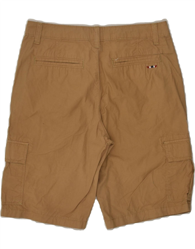 NAPAPIJRI Boys Cargo Shorts 11-12 Years W24  Brown Cotton | Vintage Napapijri | Thrift | Second-Hand Napapijri | Used Clothing | Messina Hembry 