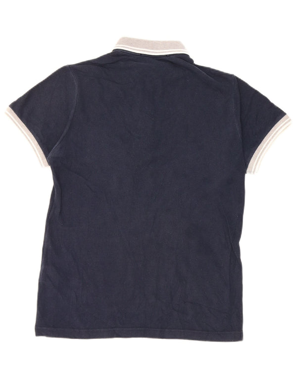 Fred Perry Mens Polo Shirt Small Navy Blue Cotton