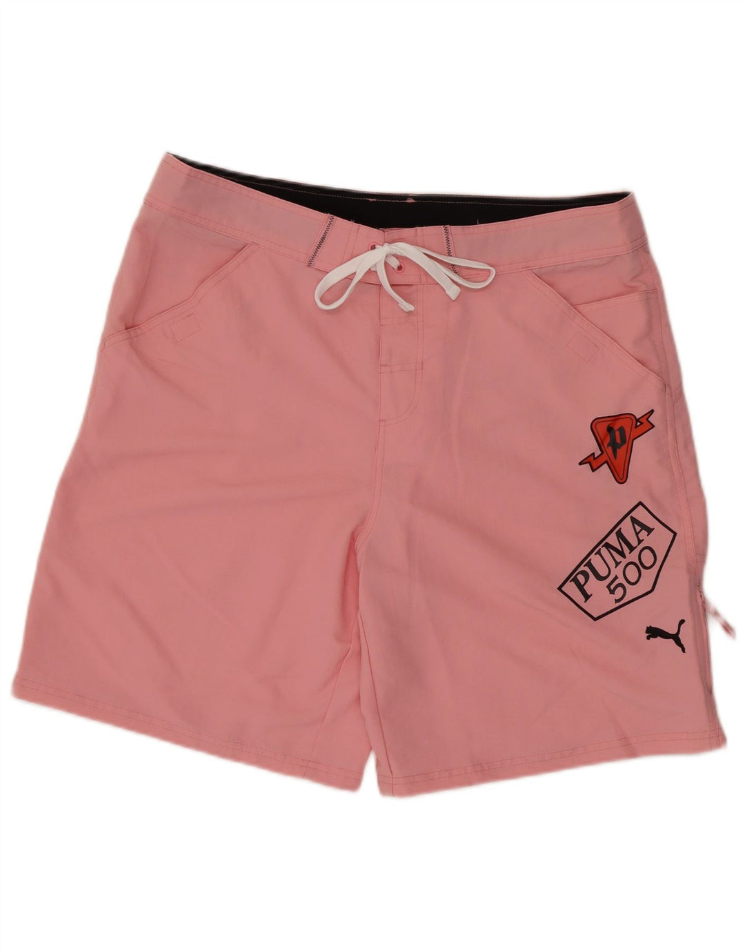 Puma Mens Graphic Swimming Shorts Large  Pink