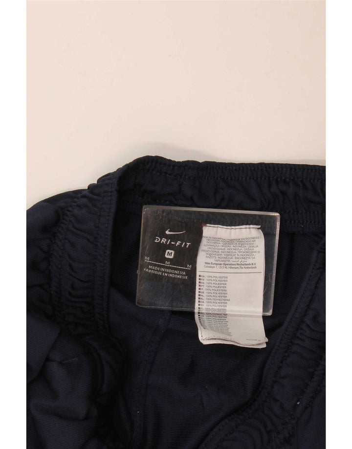 Nike Mens Dri Fit Tracksuit Trousers Medium Navy Blue Polyester