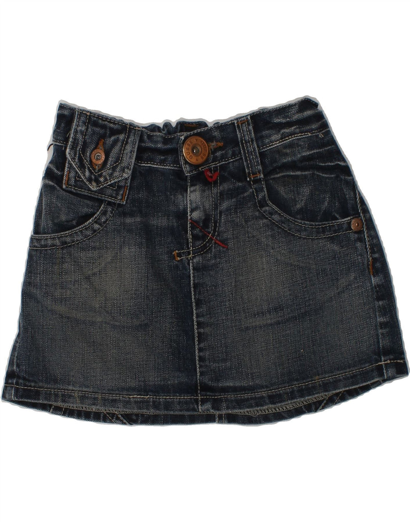 GUESS Girls Denim Skirt 5-6 Years W24 Navy Blue Cotton | Vintage Guess | Thrift | Second-Hand Guess | Used Clothing | Messina Hembry 