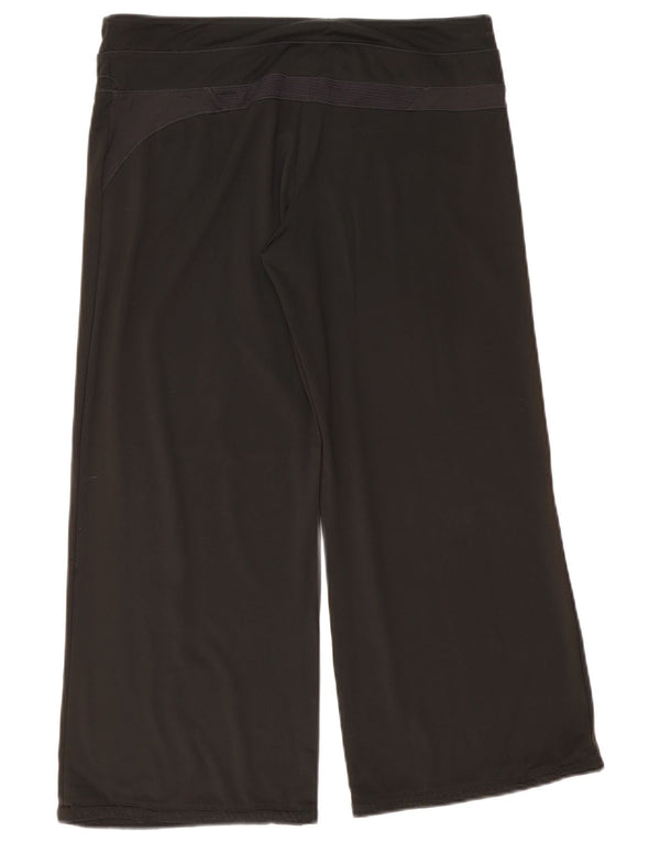 Adidas Womens Climacool Tracksuit Trousers UK 16 Large Black Polyester