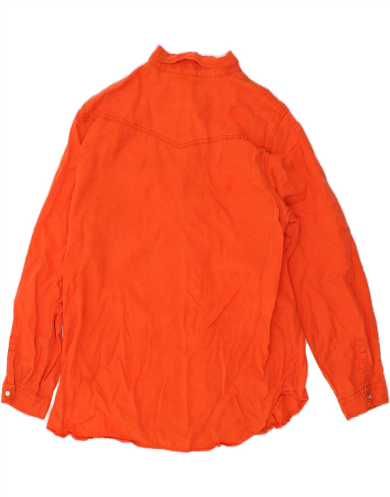 MARINA SPORT Womens Shirt Size 25 Large Orange Lyocell | Vintage Marina Sport | Thrift | Second-Hand Marina Sport | Used Clothing | Messina Hembry 