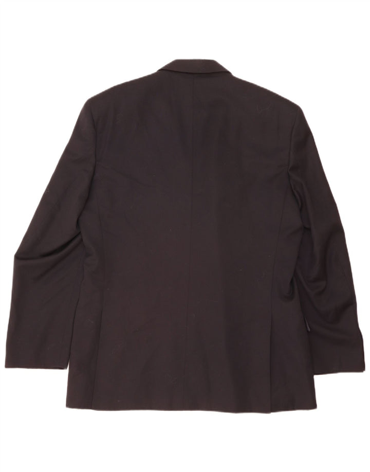 Paul & Shark Mens 2 Button Blazer Jacket IT 54 2XL Navy Blue New Wool