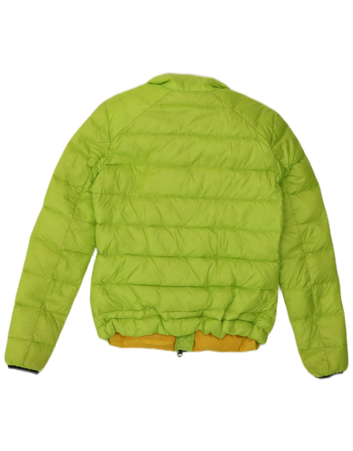 Blauer Womens Crop Padded Jacket UK 10 Small Green Polyamide