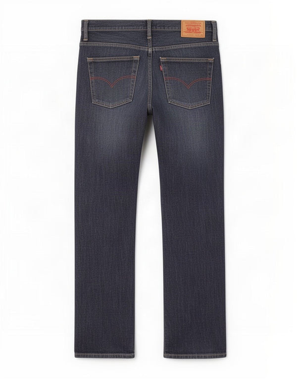 Levi's Mens 507 Bootcut Jeans W32 L34 Navy Blue Cotton