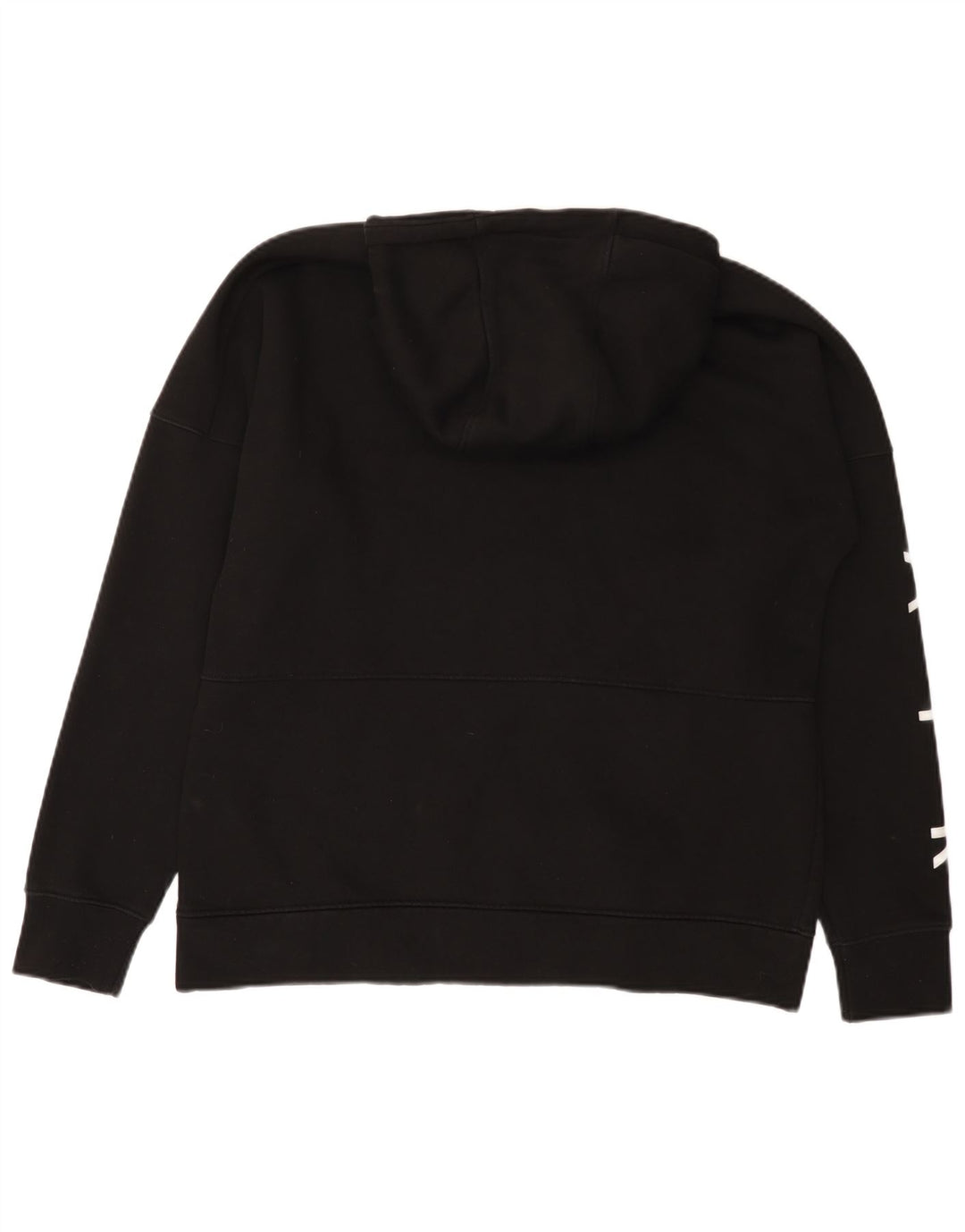 Nike Mens Graphic Zip Hoodie Sweater Large Black Cotton