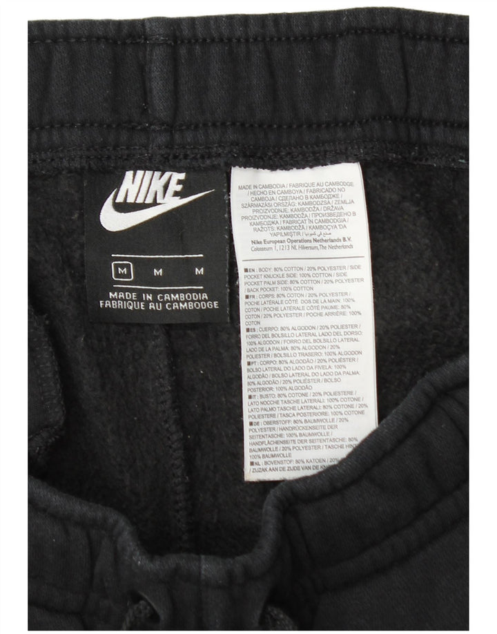 Nike Mens Graphic Tracksuit Trousers Joggers Medium Black Cotton