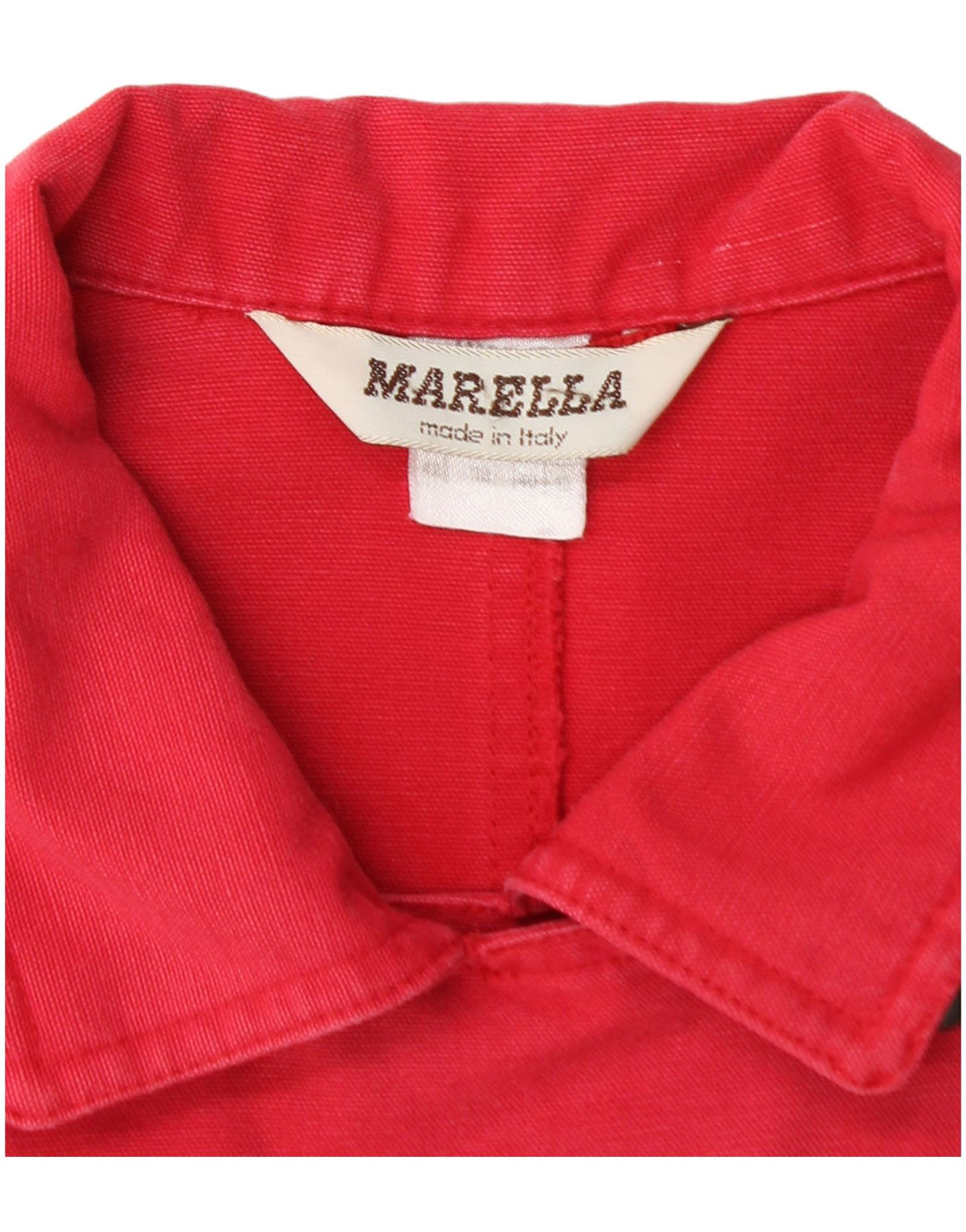 Marella Womens Oversized 3/4 Sleeve Utility Jacket UK 12 Medium Red