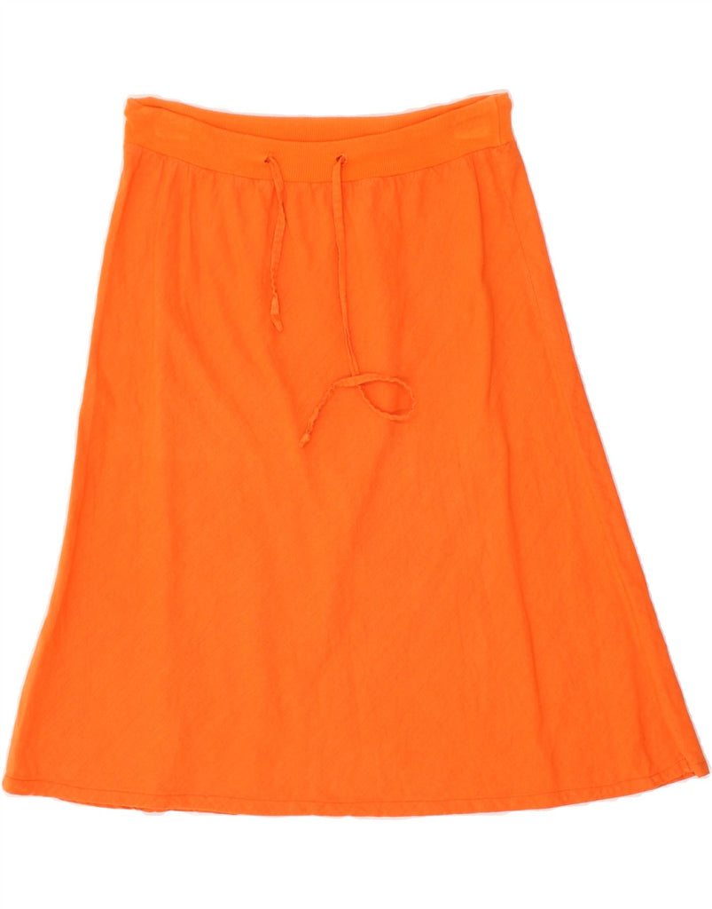 VINTAGE Womens A-Line Skirt W34 Large Orange | Vintage Vintage | Thrift | Second-Hand Vintage | Used Clothing | Messina Hembry 