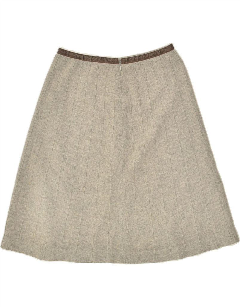 GAP Womens A-Line Skirt UK 8 Small W28  Grey Wool | Vintage Gap | Thrift | Second-Hand Gap | Used Clothing | Messina Hembry 