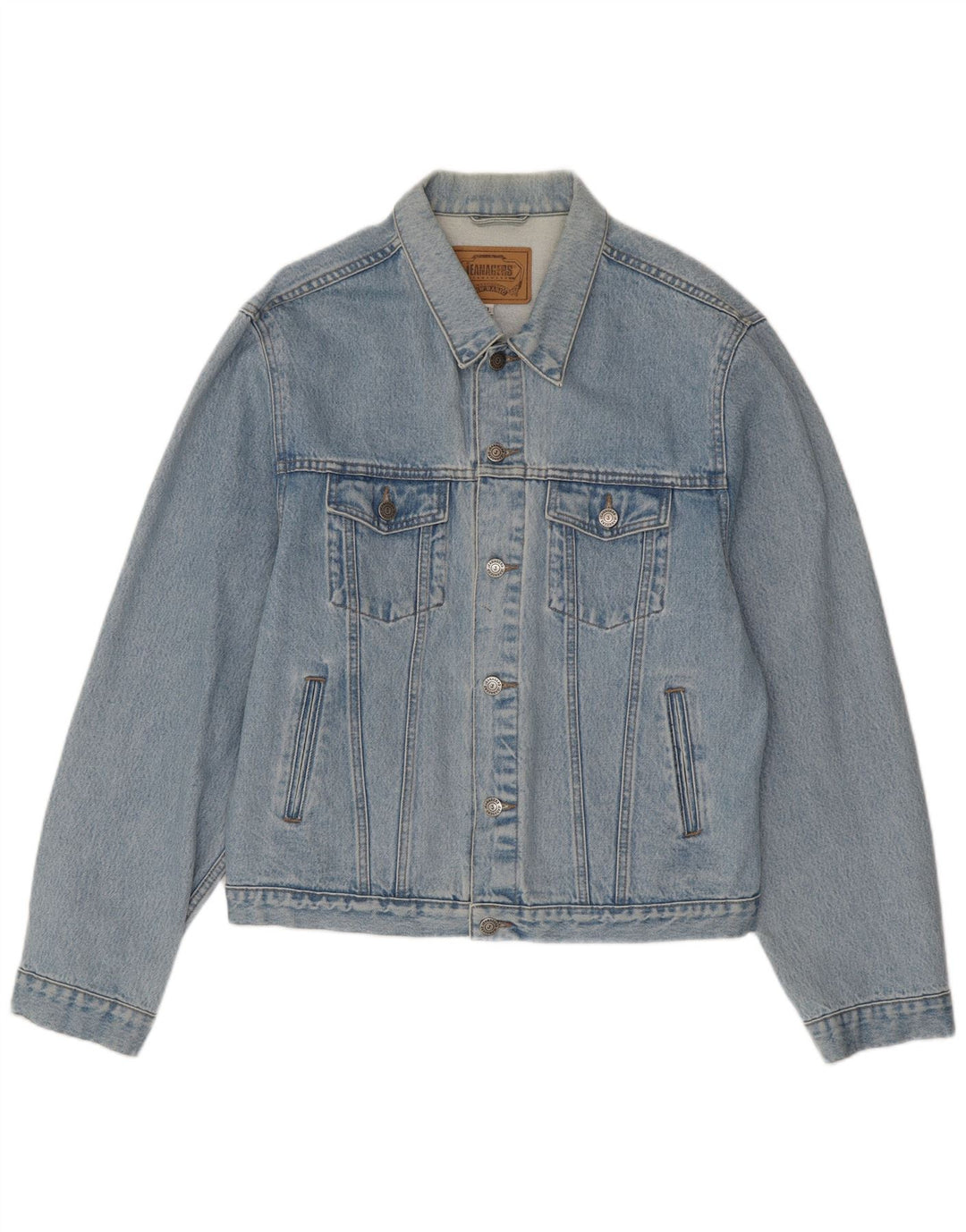Jeanagers Mens Denim Jacket UK 42 XL Blue Cotton