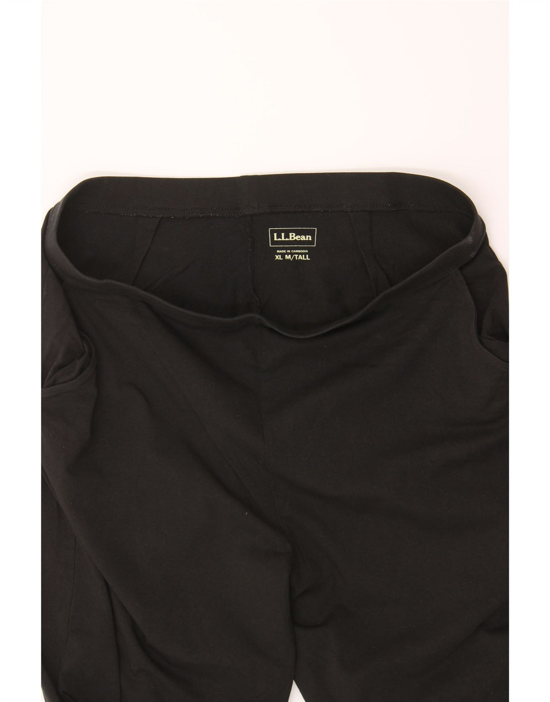 L.L.BEAN Mens Tall Tracksuit Trousers XL  Black Cotton Vintage L.L.Bean and Second-Hand L.L.Bean from Messina Hembry 