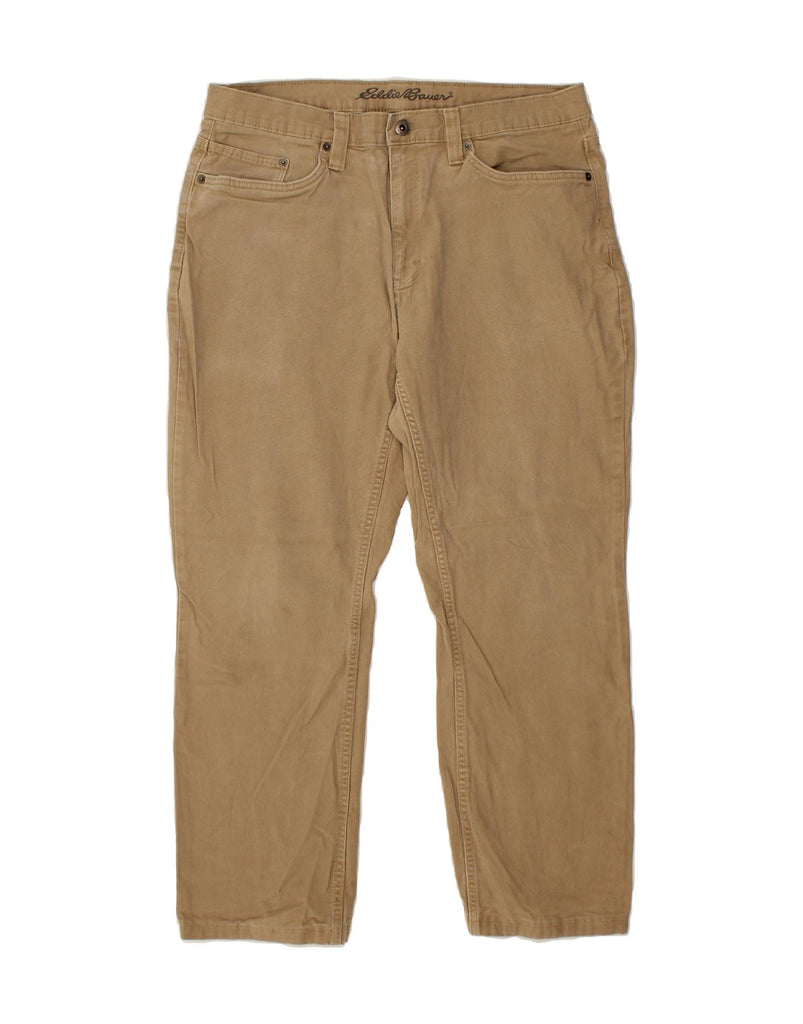 EDDIE BAUER Mens Straight Jeans W34 L27 Beige Cotton Vintage Eddie Bauer and Second-Hand Eddie Bauer from Messina Hembry 