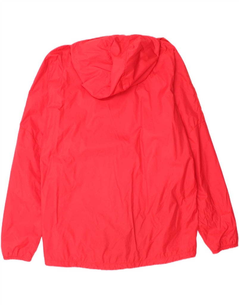 NIKE Mens Hooded Rain Jacket UK 40 Large Red Nylon Vintage Nike and Second-Hand Nike from Messina Hembry 