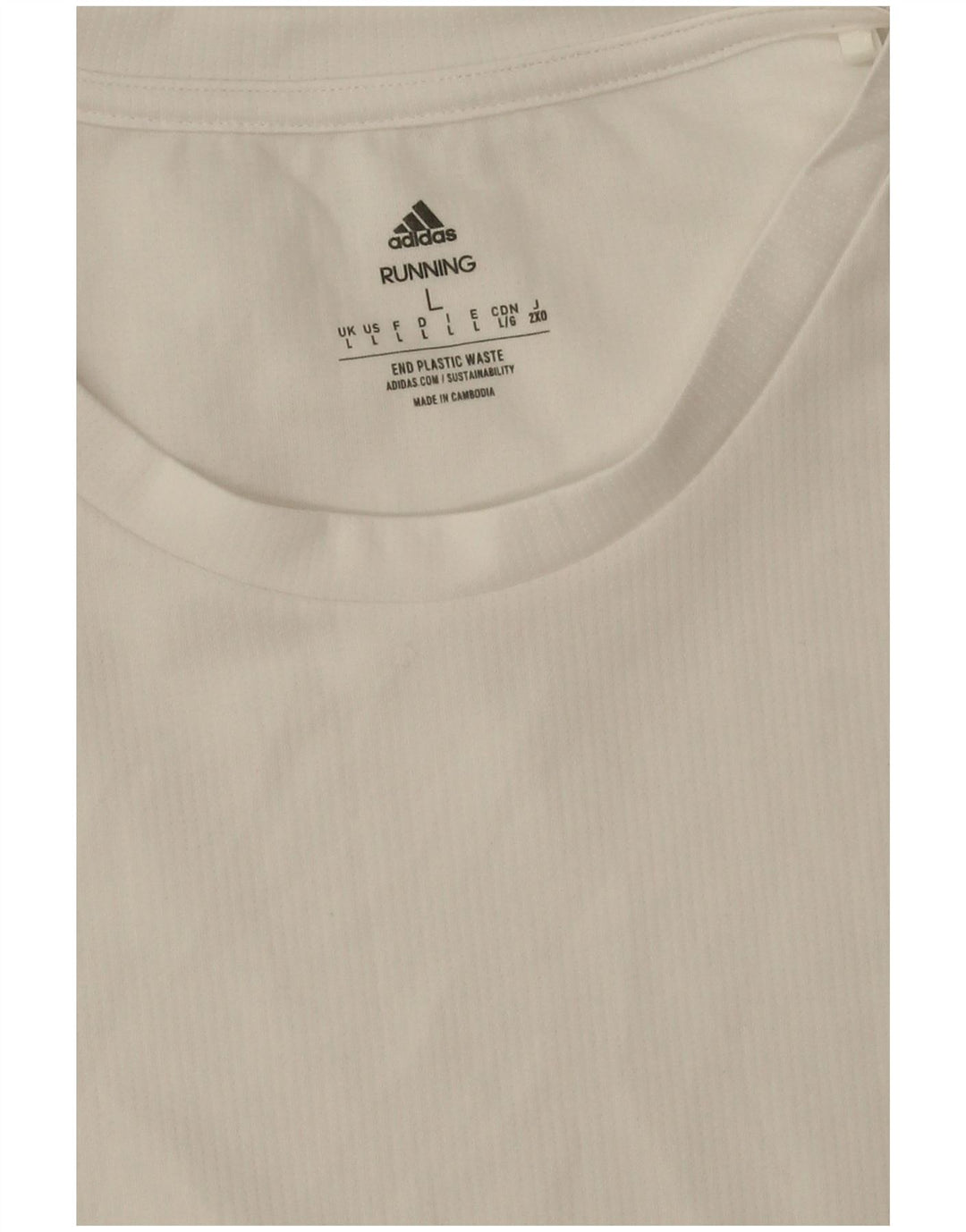 Adidas Mens Aeroready Graphic T-Shirt Top Large White Polyester