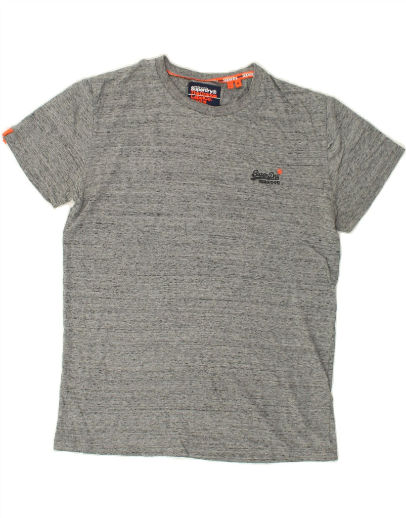 SUPERDRY Mens T-Shirt Top Medium Grey Cotton | Vintage Superdry | Thrift | Second-Hand Superdry | Used Clothing | Messina Hembry 