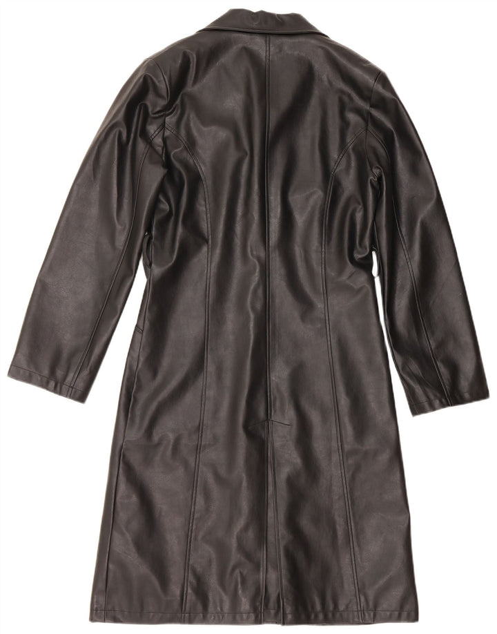 St. Bernard Womens Overcoat UK 10 Small Black Polyethylene