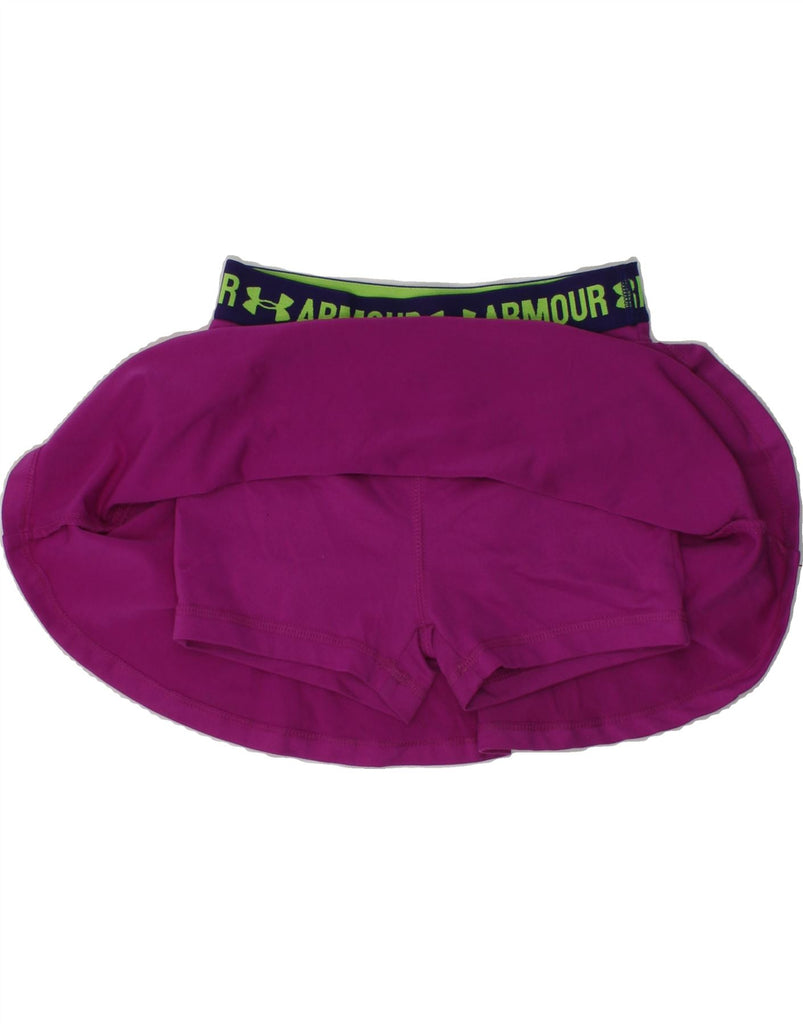 UNDER ARMOUR Girls Graphic Skort 3-4 Years Purple Polyester | Vintage Under Armour | Thrift | Second-Hand Under Armour | Used Clothing | Messina Hembry 